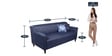Walter 3 Seater Sofa in Blue Colour