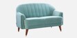 Warwick Velvet Fabric 2 Seater Sofa in Teal Green Colour