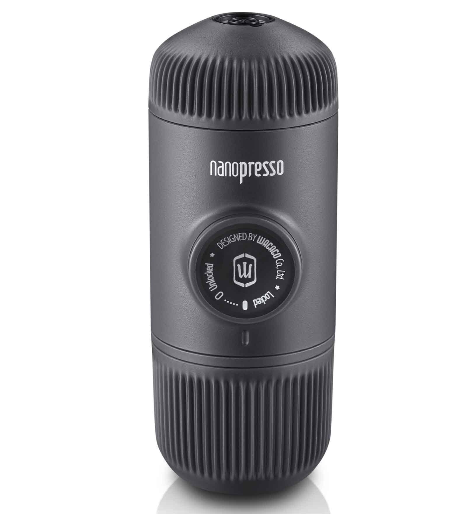 Wacaco Nanopresso Portable Espresso Maker, Manually Operated (Black)