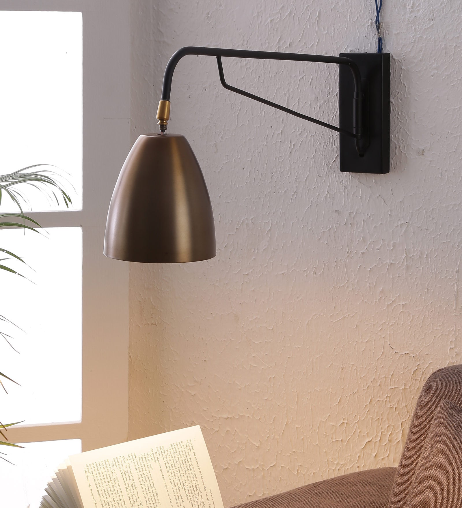 Bling Brown Metal Wall Sconces