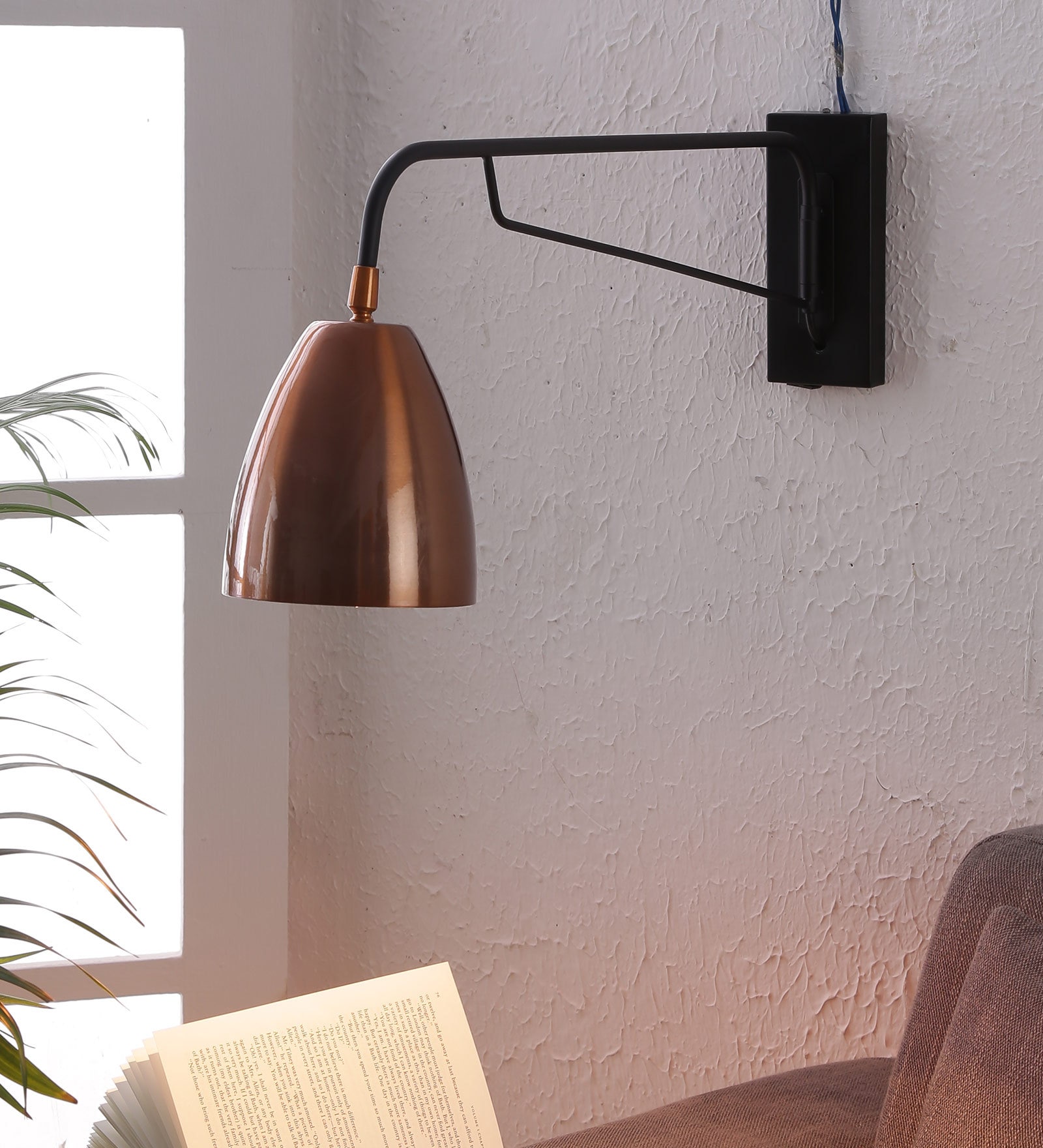 Reims Yellow Metal Wall Sconces