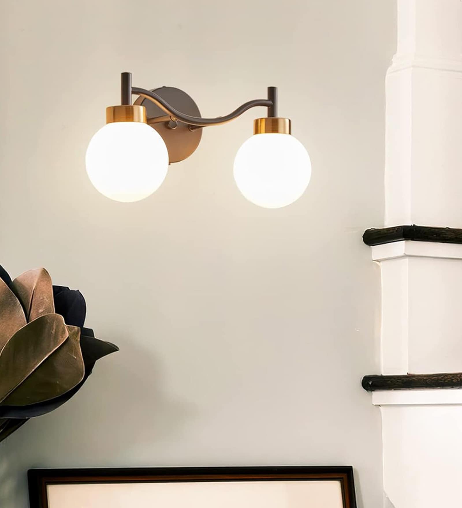 Wall Light (Doom Glass Double, Without Bulb)