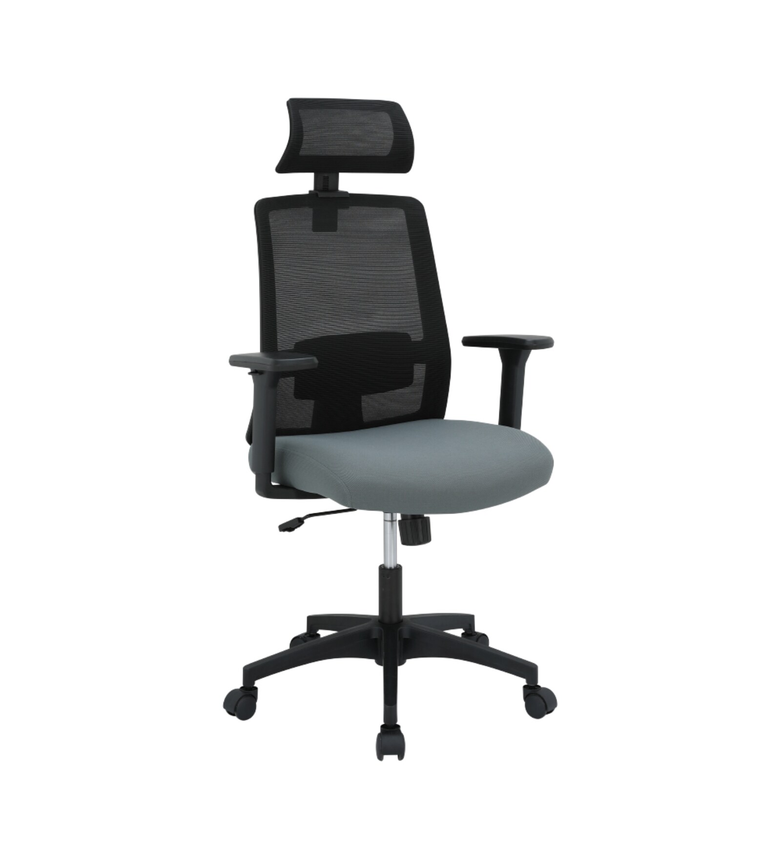 Wallis Fabric Ergonomic Chair In Black Colour