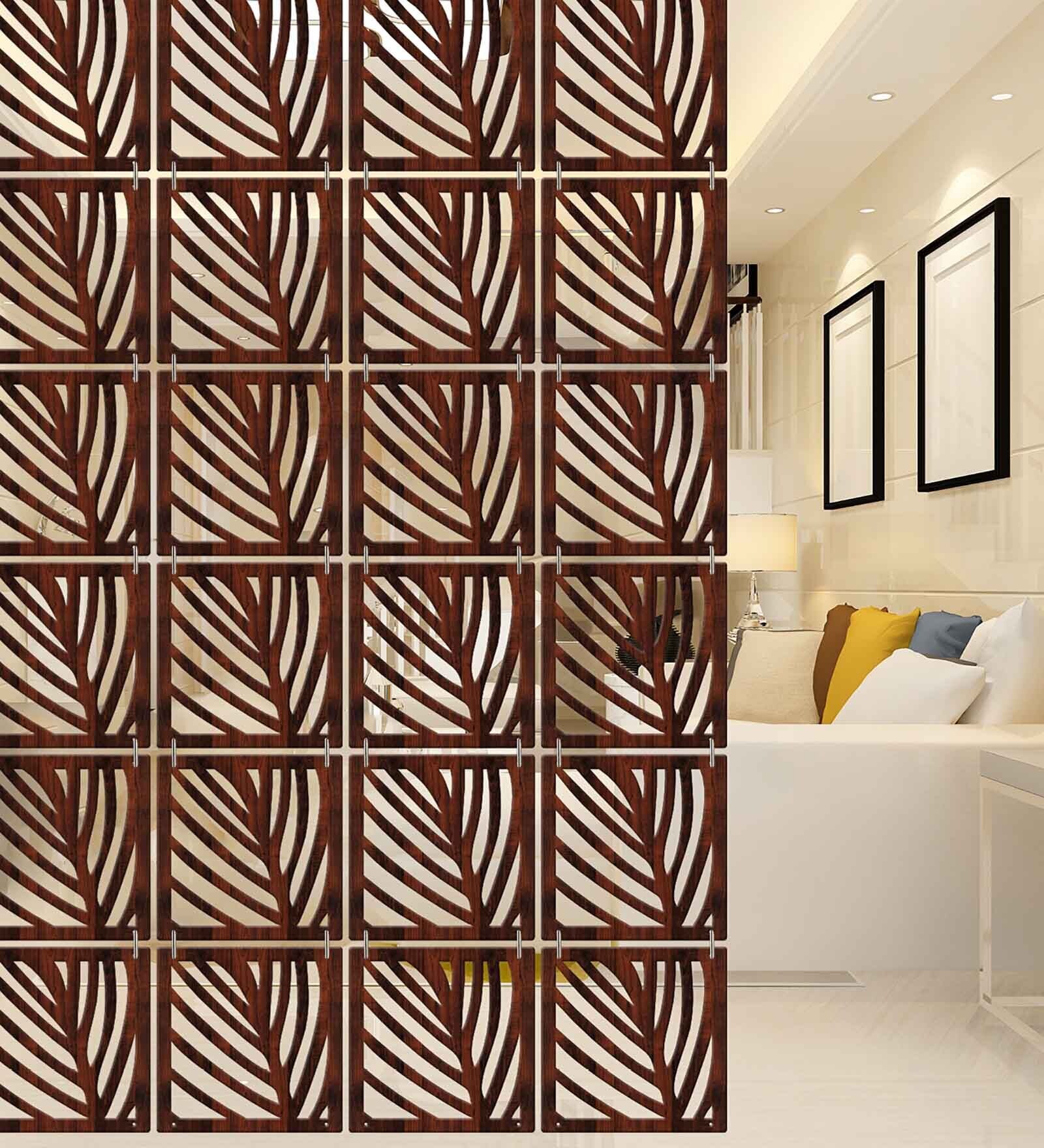 Walnut Engineered Wood Hanging Divider