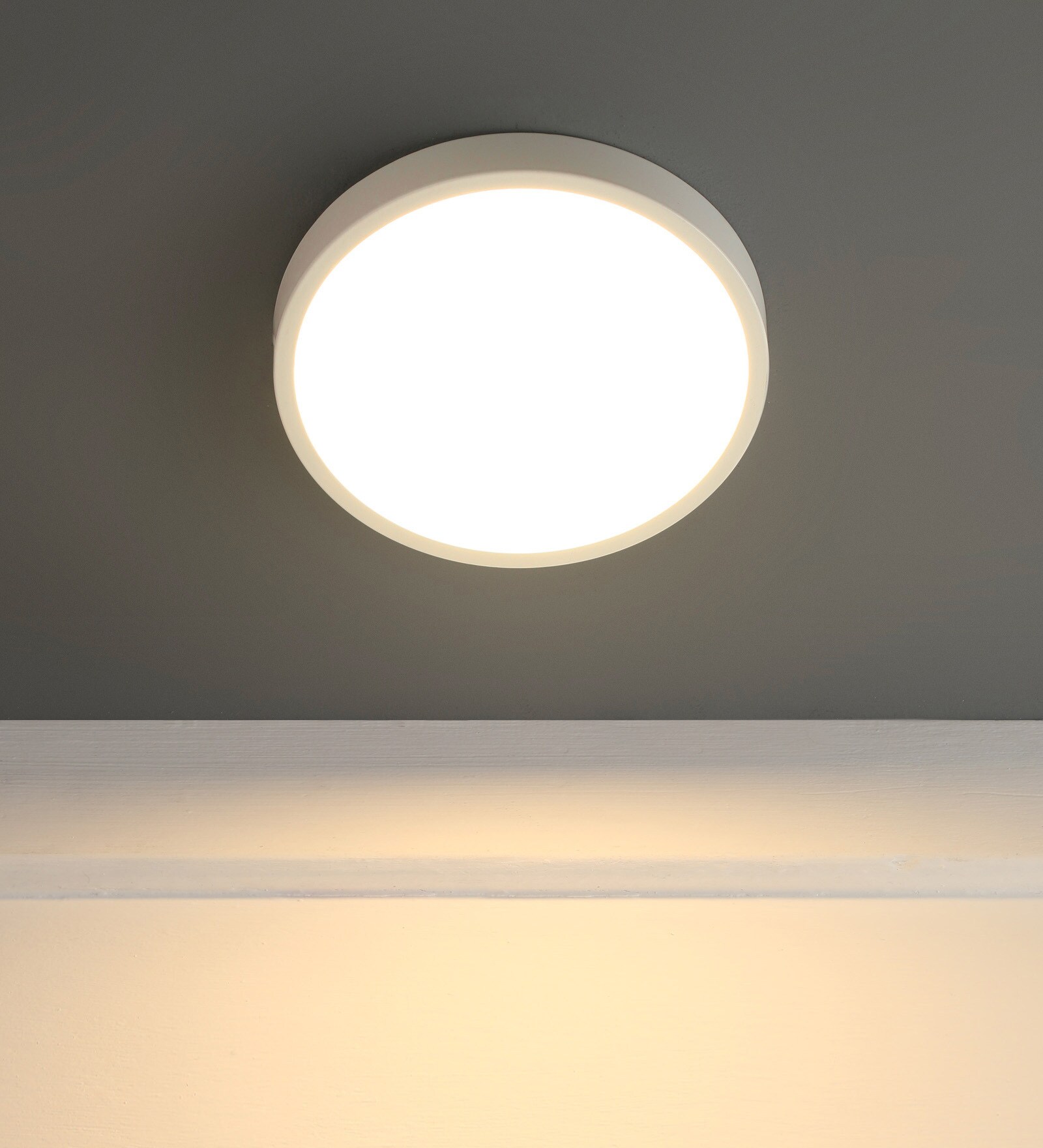 Warm White 18 Watts LED Aluminium Round Panel Light