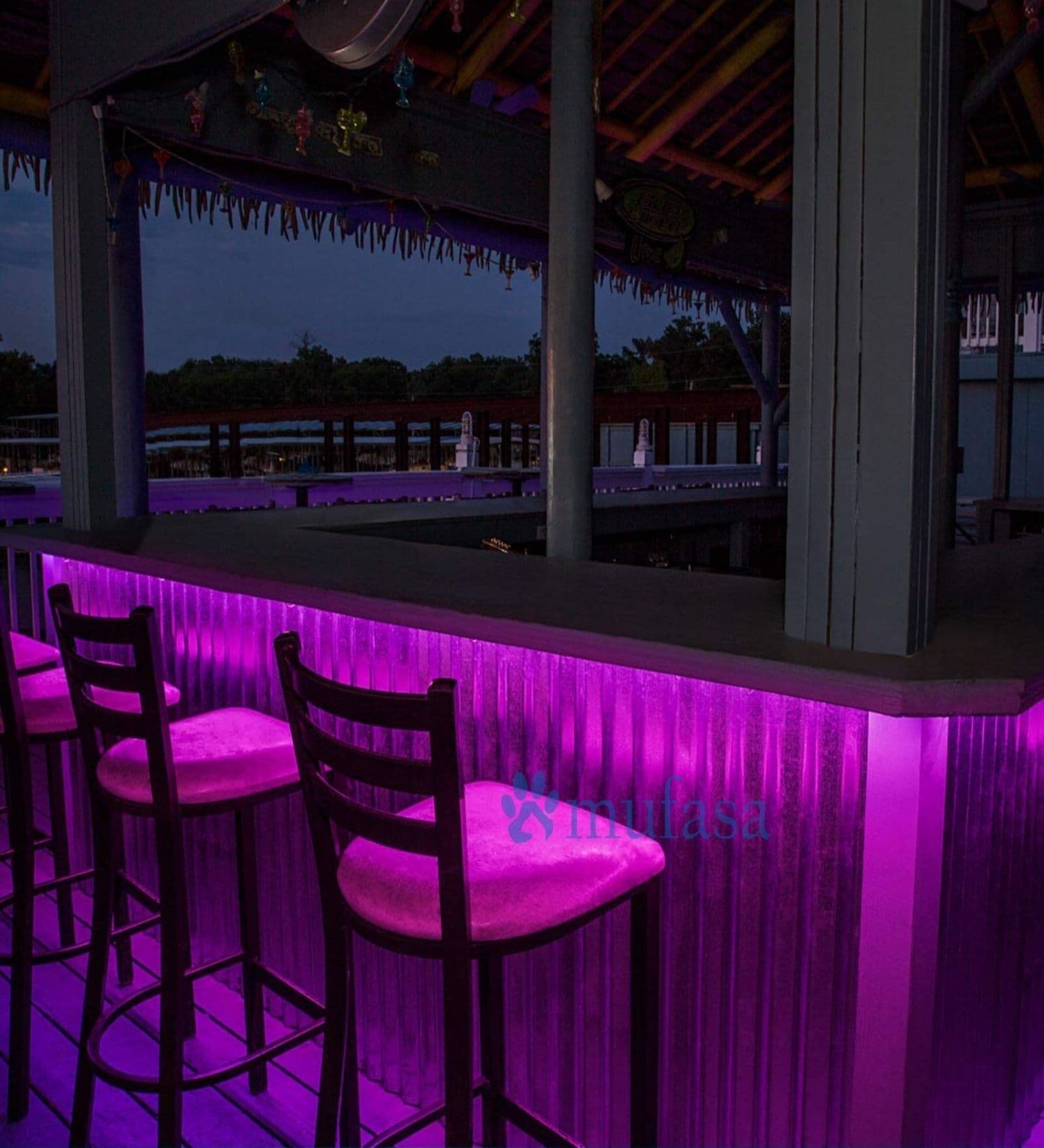 Waterproof Pink 5 Mtrs 220V AC LED Strip Light with Connector