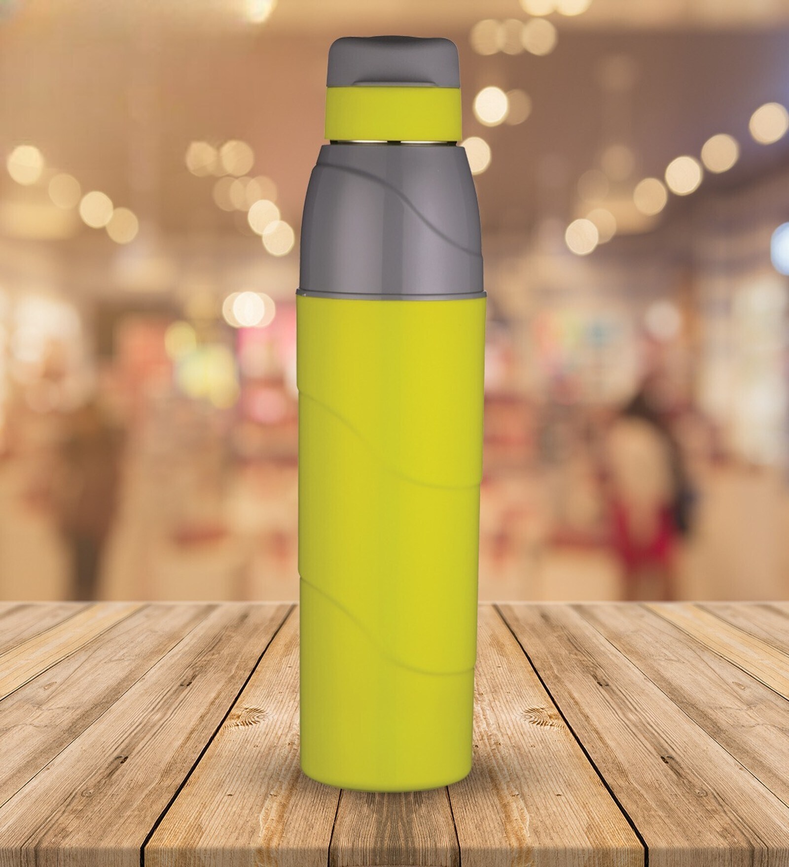 Wave 800ml Insulated Plastic   Water Bottle