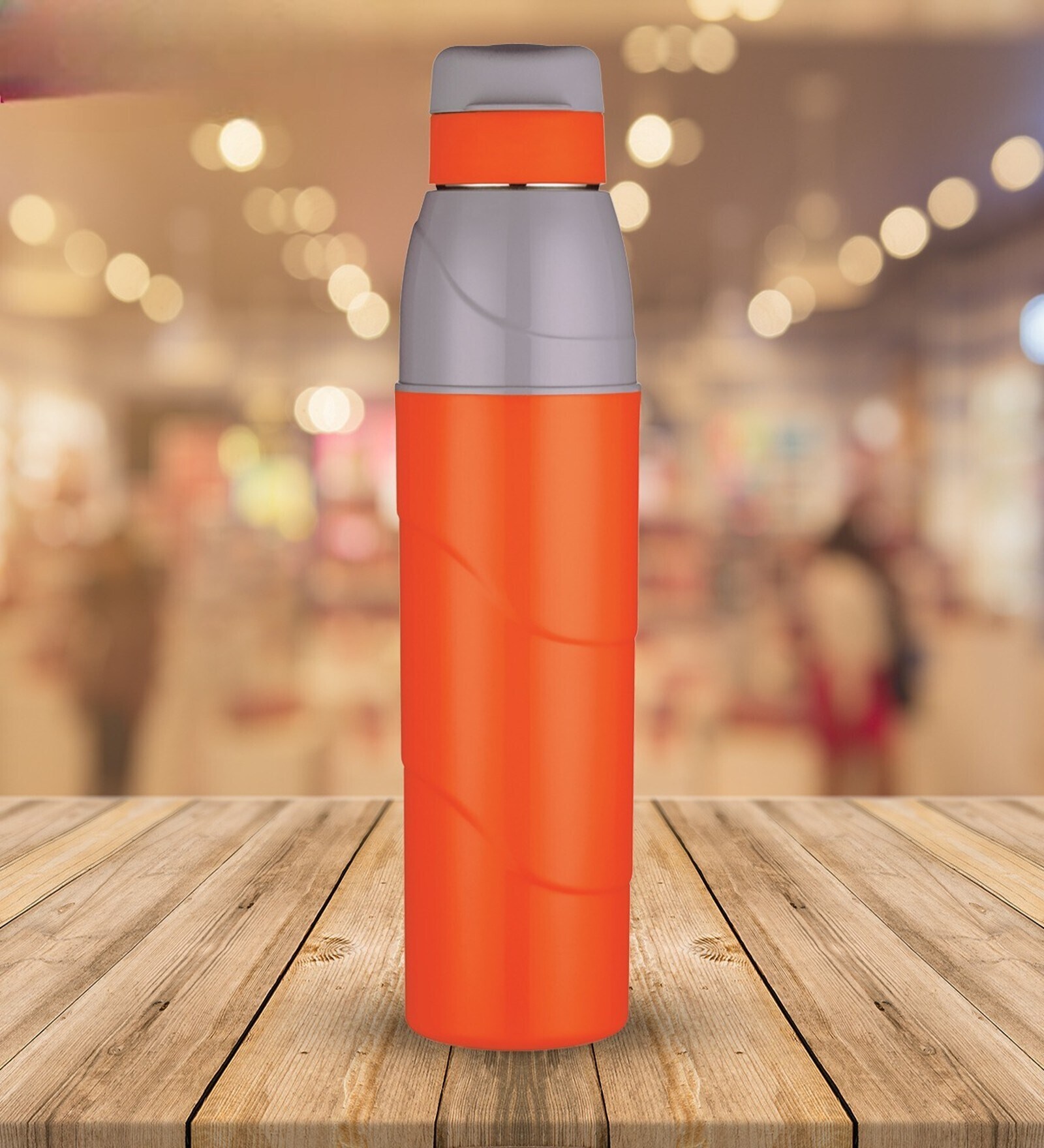 Wave 800ml Insulated Plastic   Water Bottle