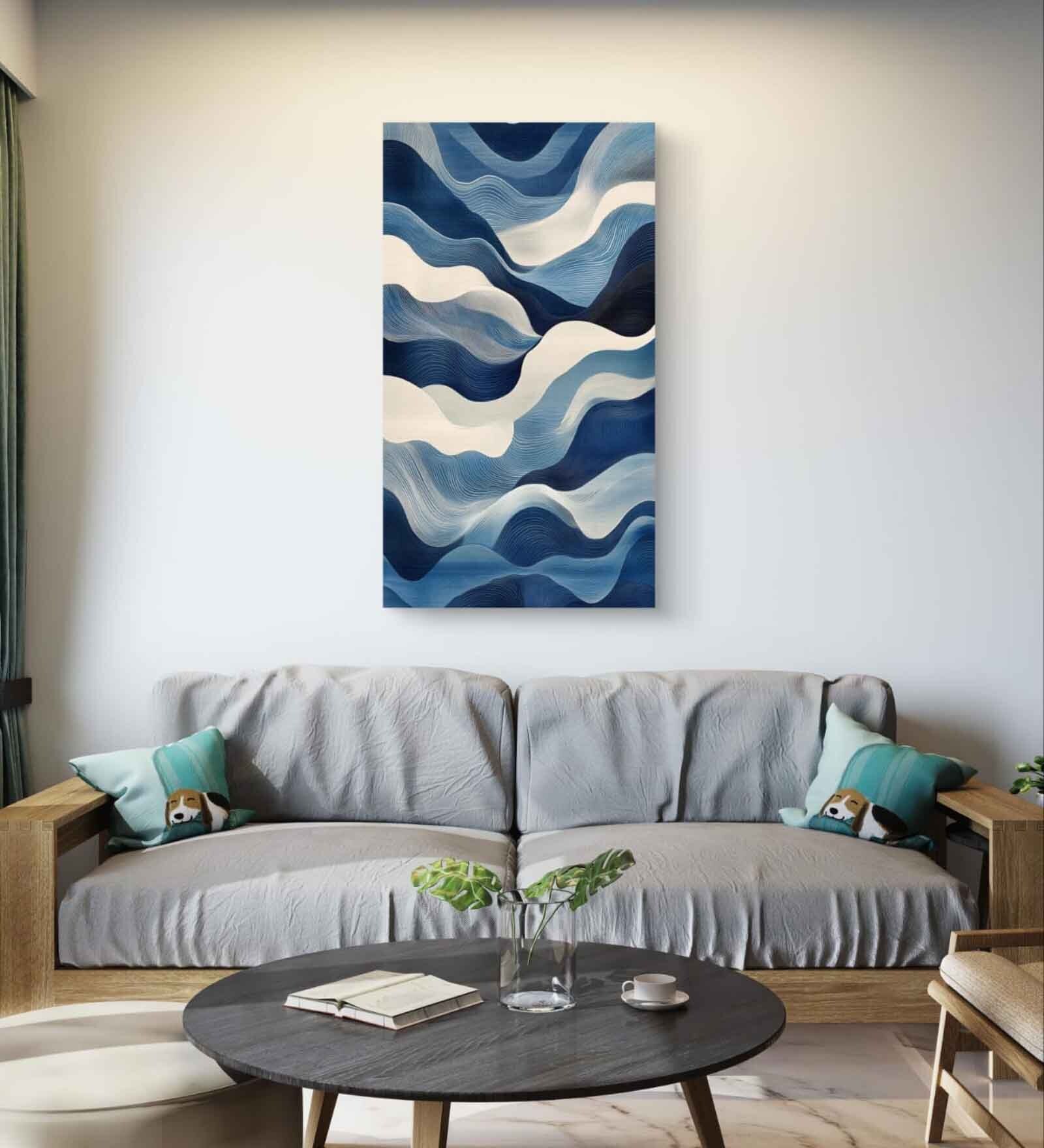 Waves of emotion 20inx28in Gallery Wrap Canvas Painting