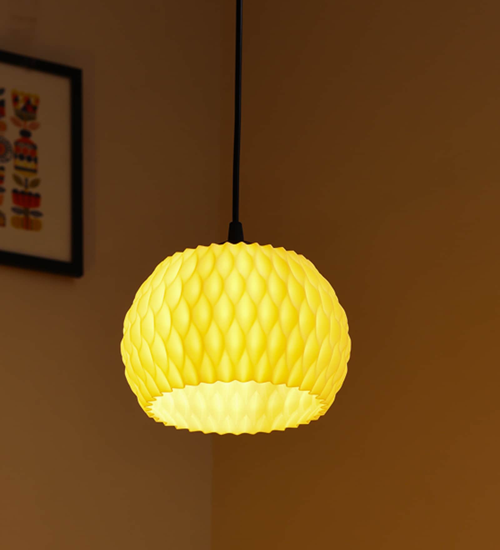 Wavy (large) Squeezed Hemispherical hanging lights
