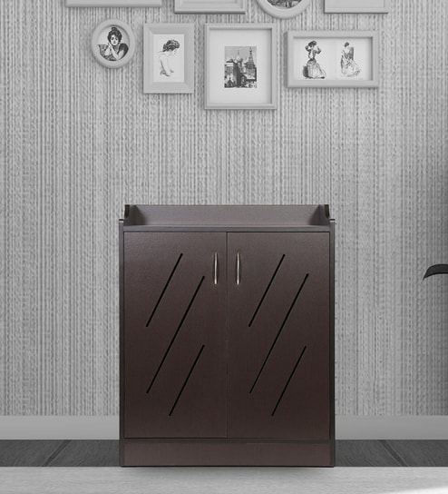 Walkabout Shoe Cabinet in Wenge Finish