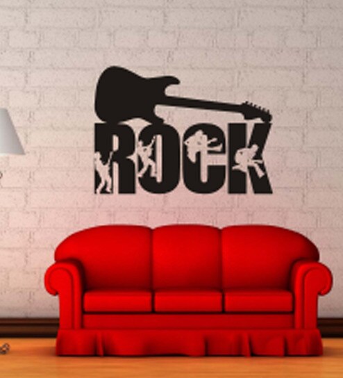 Buy Wall Art Decor Rock Wall Sticker Online Music Decals