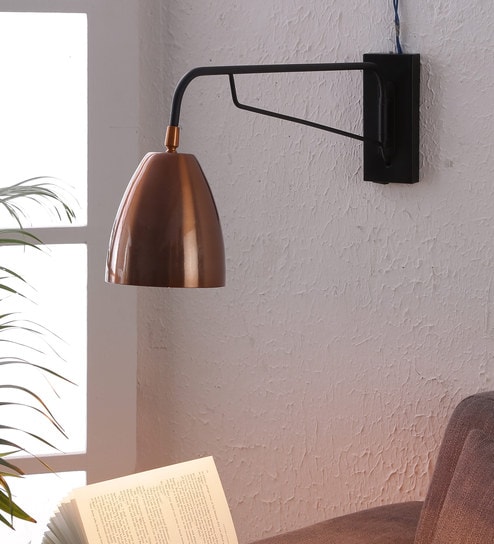 Reims Yellow Metal Wall Sconces