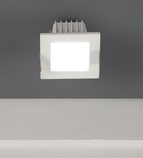 Warm White 8 Watts LED Aluminium Square Panel Down Light