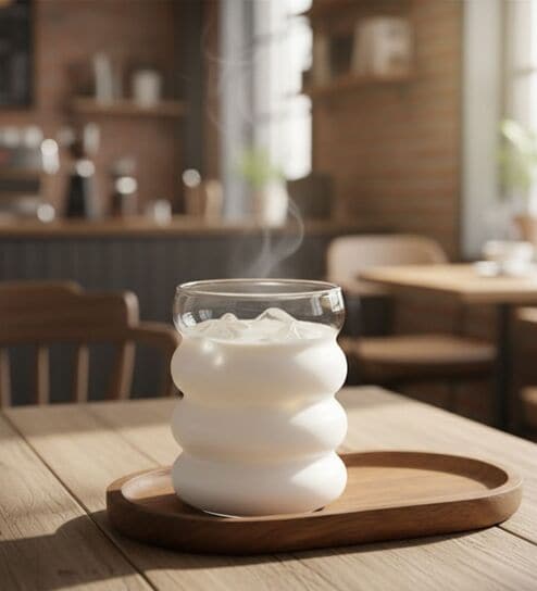 Wave Tumbler 450 ml   Transparent Drinking Glass | Ideal for Water, Juice, Soda & Beverages | Premium Glass Tumblers for Home, Restaurant & Caf  Use