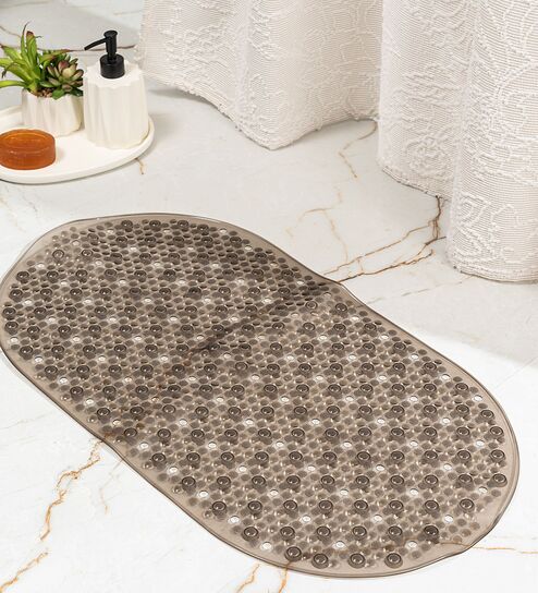 WaveGuard Brown Anti-Slip Shower Mat 38 X 68 cm