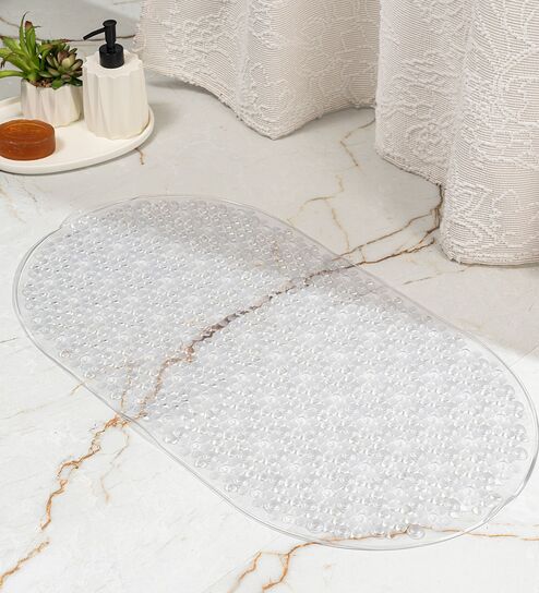 WaveGuard Transparent Anti-Slip Shower Mat 38 X 68 cm