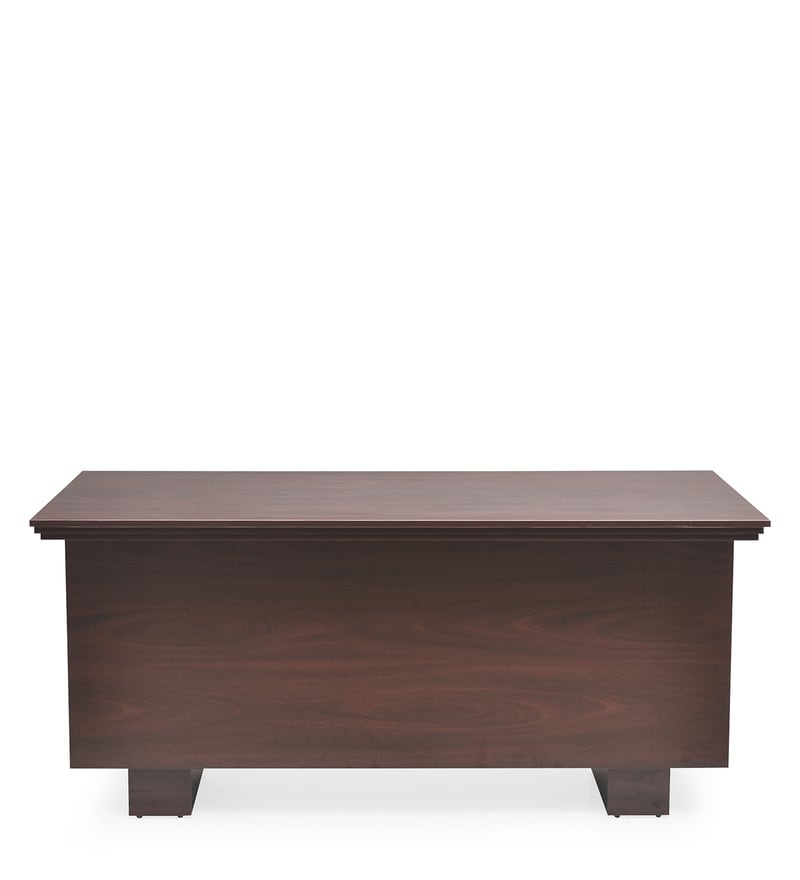 Buy Wales Office Table in Mahogany Colour by Nilkamal Online Work