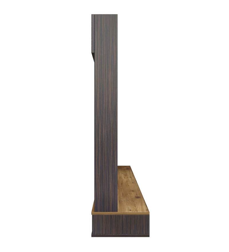 Buy Saine TV Unit in Dark Ebony & Knottywood Finish for TVs up to 54