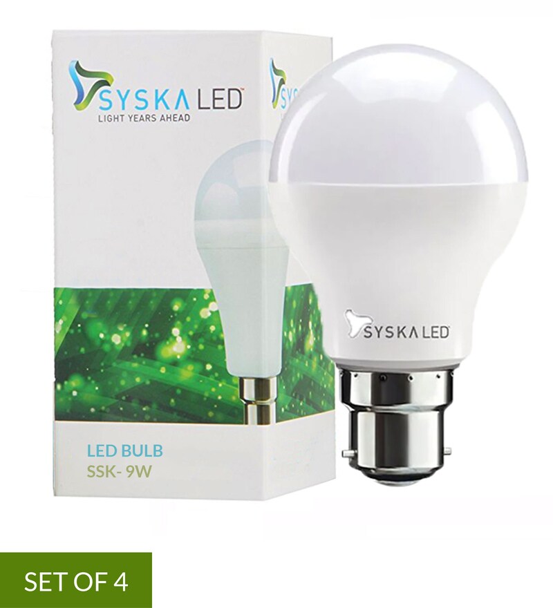 syska warm white led bulb