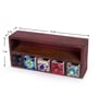 Wall Shelf With 5 Colorful Drawers