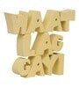 Waat Lag Gayi Yellow Engineered Wood Showpiece