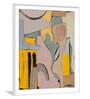 Wabi Sabi Yellow Paper Framed Art Print Set of 2