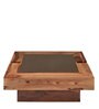 Wade Coffee Table With Mirror In Walnut Colour