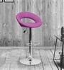 Wade Height Adjustable Swivel Bar Stool In Purple Colour