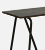 Wadud Solid Wood Bench In Scratch Resistant Black Colour