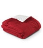 Maroon Waffle Cotton Striped Queen Size Quilt