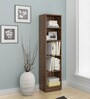 Wakayama 5 Tier Book Shelf in Brown Finish