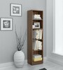 Wakayama 5 Tier Book Shelf in Brown Finish