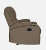 Wakizashi Fabric 1 Seater Manual Recliner In Brown & Grey Colour