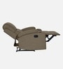 Wakizashi Fabric 1 Seater Manual Recliner In Brown & Grey Colour