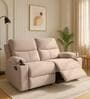 Wakizashi Fabric 2 Seater Manual Recliner in Beige Colour