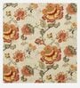 Wales Fabric Wing Chair In Floral Red Colour