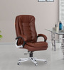 Wales Leatherette Executive Chair in Brown Colour