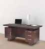 Wales Office Table in Mahogany Colour