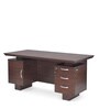Wales Office Table in Mahogany Colour