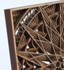 Laser Cut Design MDF Abstract Wall Art Gold