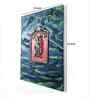 Wall Art Panel With Handmade 3D Tanjore  Design Of God Idol Shri Ram In 15 Inch 3D Marbledust Clay Work Wall Decor