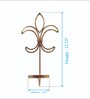 Wall Iron Candle Holder Wall Mounted Candle Sconces Pillar Stand
