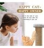 Wall Hanging Scratching Post For Cat Kitten Large Size In Grey Colour
