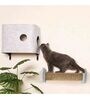 Wall Hanging Scratching Post For Cat Kitten Large Size In Grey Colour