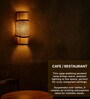 Bedroom Bamboo Wall Lamp (L16 X H41 Cm)