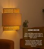 Bamboo Wall Mounted Lamp (L30 X H25 Cm)