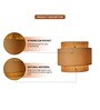 Bamboo Wall Mounted Lamp (L30 X H25 Cm)