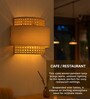 Bamboo Wall Mounted Lamp (L30 X H25 Cm)