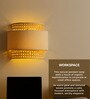 Bamboo Wall Mounted Lamp (L30 X H25 Cm)